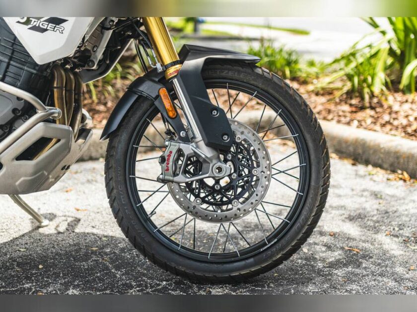 2023 Triumph Tiger 1200 Rally Pro Matte Khaki Green - Image 14