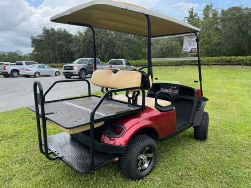 2020 E-Z-Go Express S4 Gas Inferno Red - Image 6